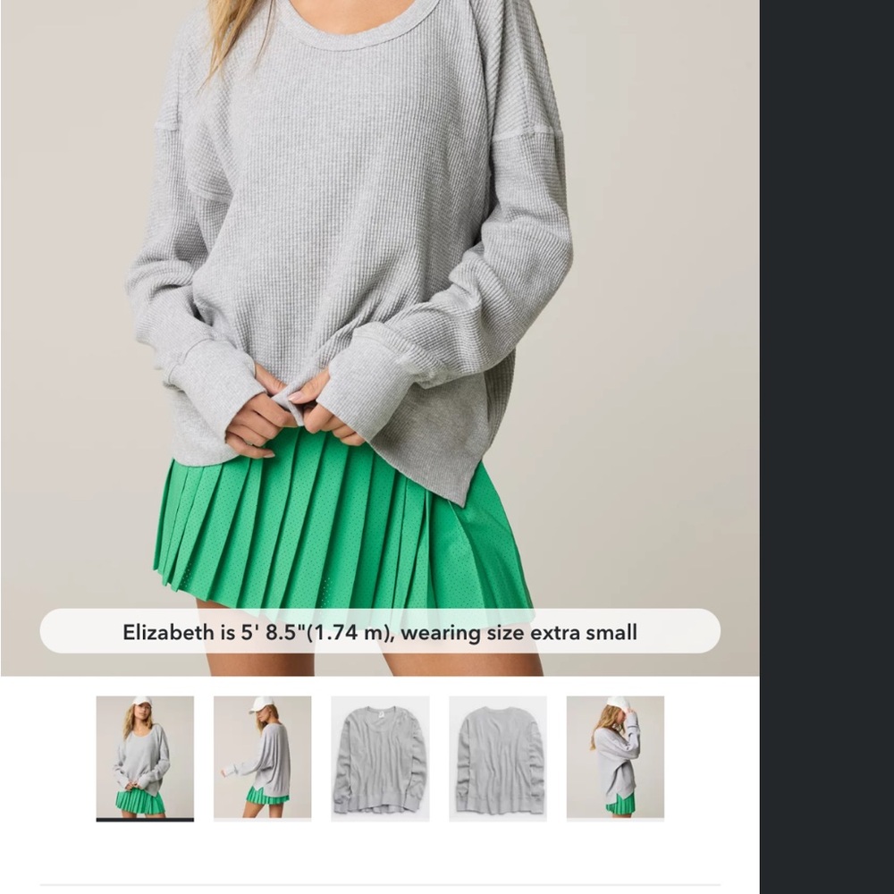 OFFLINE By Aerie Wow! Waffle T-Shirt